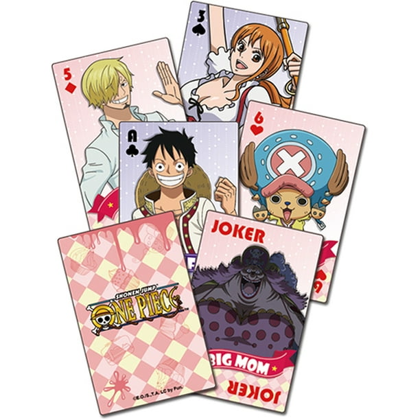 NEW GE One Piece Whole Cake Island Group Luffy Playing Cards GE51693 US Seller NEW GE One Piece Whole Cake Island Group Luffy Playing Cards GE51693 US Seller